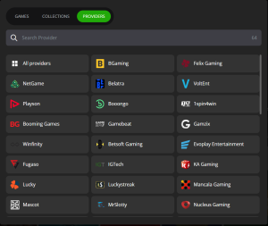 PlayAmo Software Providers