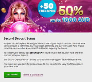 PlayAmo Deposit Bonus