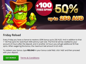 PlayAmo Reload Bonus