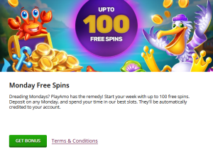 PlayAmo Free Spin Bonus