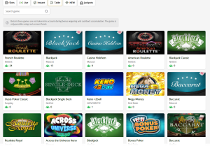 Lucky Green Table Games