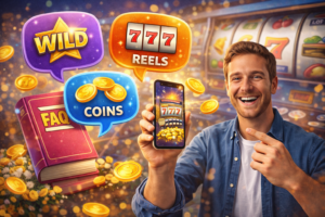 man with common pokies terminology terms