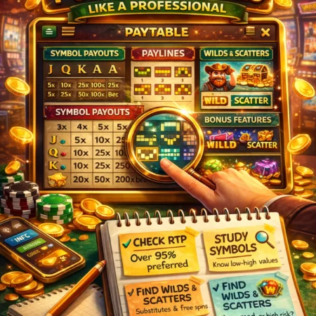 How to Read Pokie Paytables like a Professional