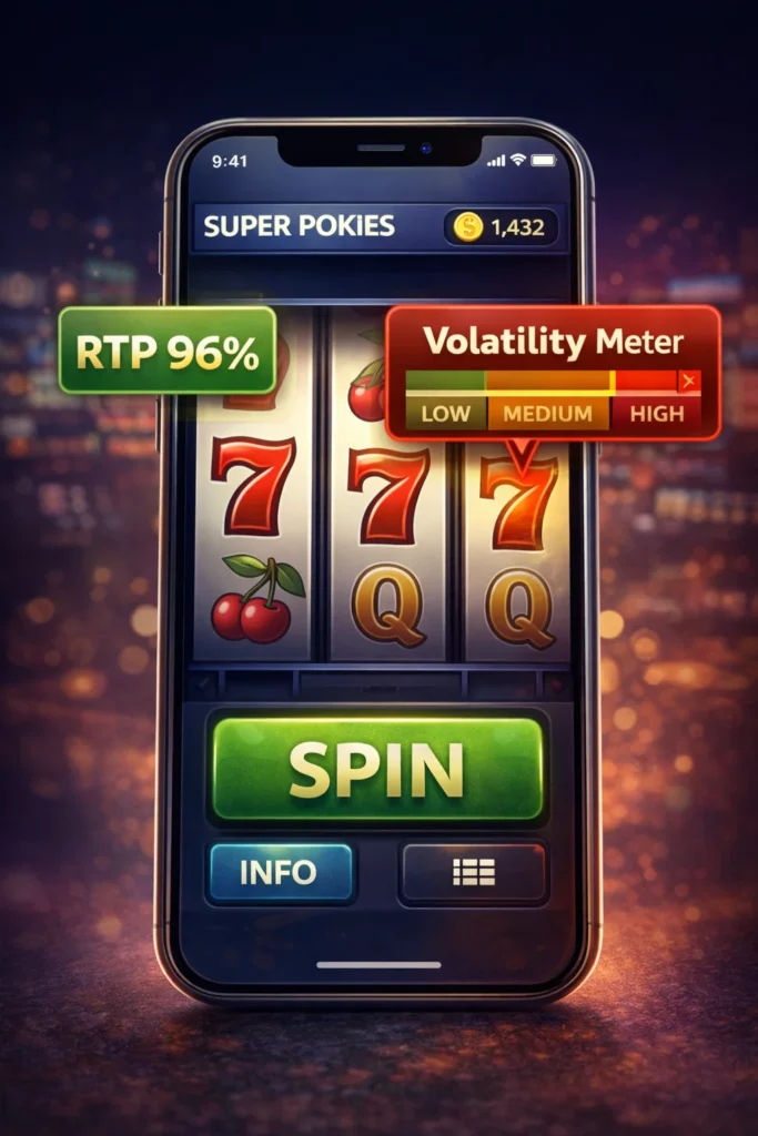 Mobile pokies rtp volatility