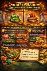 Rtp volatility game choice